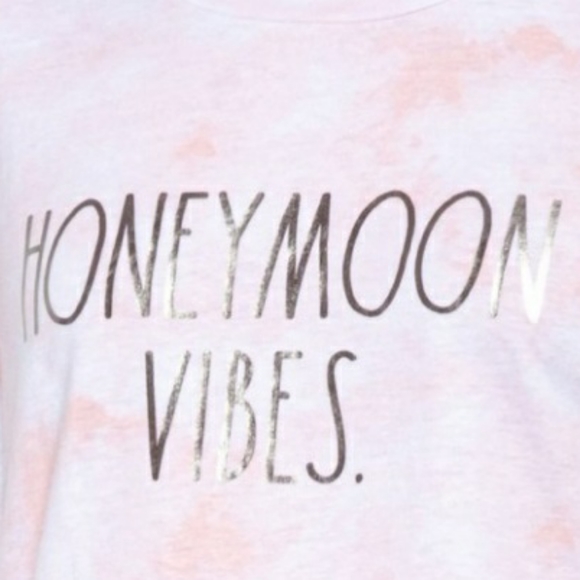Rae Dunn Honeymoon Vibes T-Shirt - Short Sleeves - Picture 3 of 3